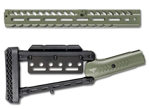 Mejora tu Marlin con el M-LOK Handguard y Adjustable Butt Stock de Ranger Point, que ofrecen rigidez superior, comodidad ergonómica y fácil instalación.